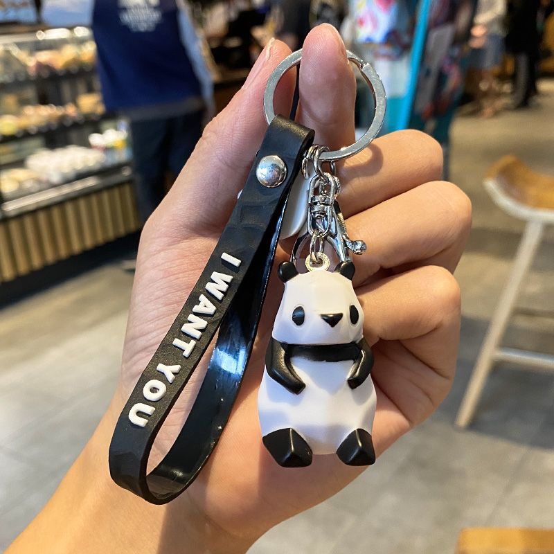 Geometric Panda Hang-up